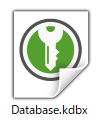 KeePassXCのデータベース